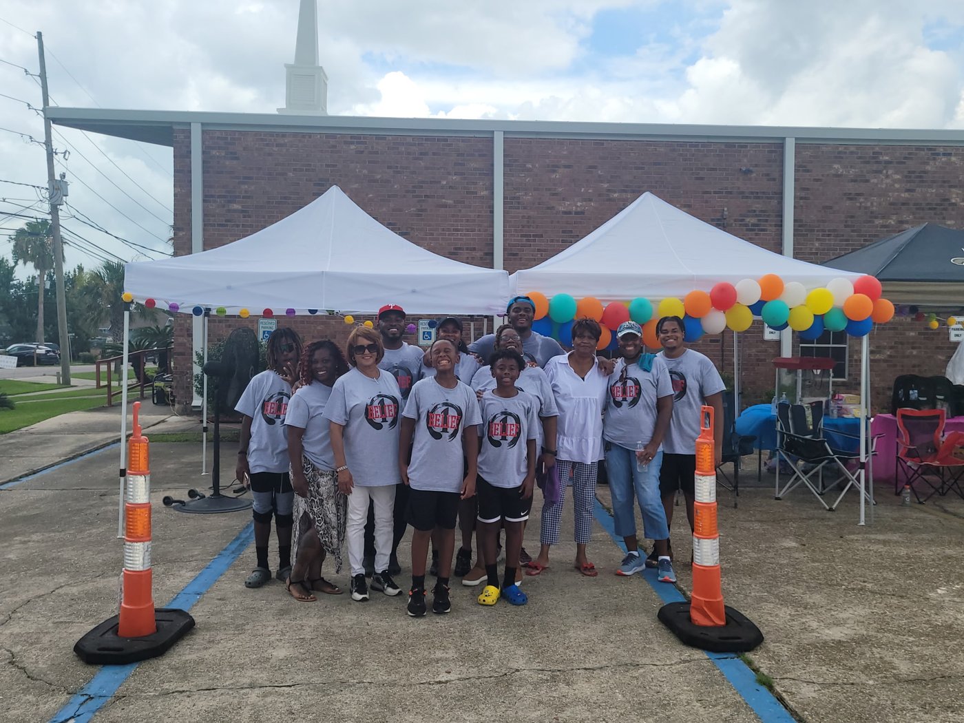 Serving our neighbors on the church grounds